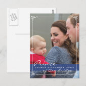 Prince George - William & Kate Briefkaart (Voorkant / Achterkant)