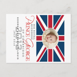Prince George - William & Kate Briefkaart