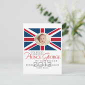 Prince George - William & Kate Briefkaart (Staand voorkant)