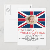 Prince George - William & Kate Briefkaart (Voorkant / Achterkant)