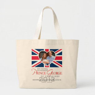 Prince George - William & Kate Grote Tote Bag