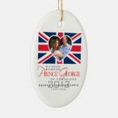 Prince George - William & Kate Keramisch Ornament (Rechts)