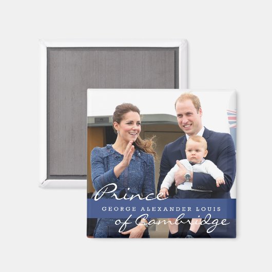 Prince George - William & Kate Magneet (Voorkant / Achterkant)