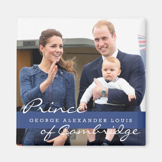 Prince George - William & Kate Magneet (Voorkant)