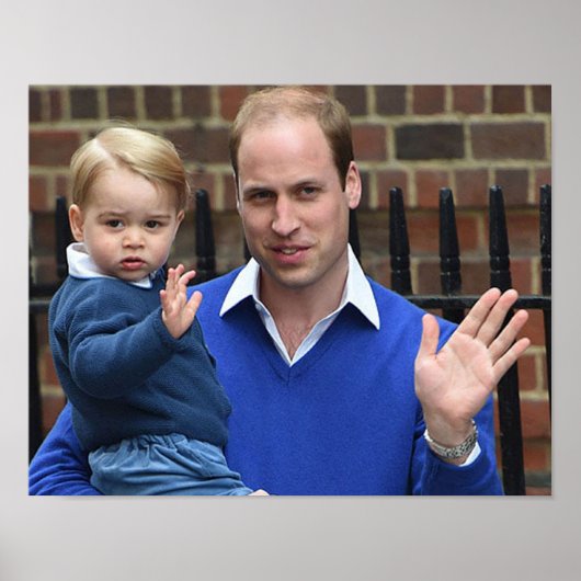 Prince George - William & Kate Poster (Voorkant)