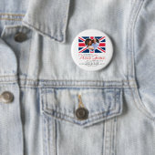 Prince George - William & Kate Ronde Button 5,7 Cm (In situ)