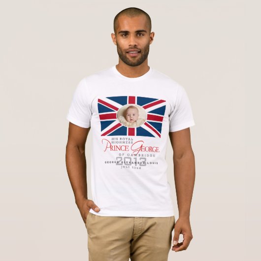 Prince George - William & Kate T-shirt (Voorkant volledig)