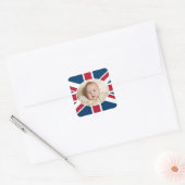 Prince George - William & Kate Vierkante Sticker (Envelop)