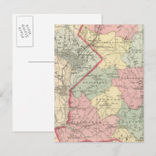 Prince George's Briefkaart (Voorkant / Achterkant)