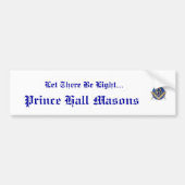 Prince Hall Bumpersticker (Voorkant)