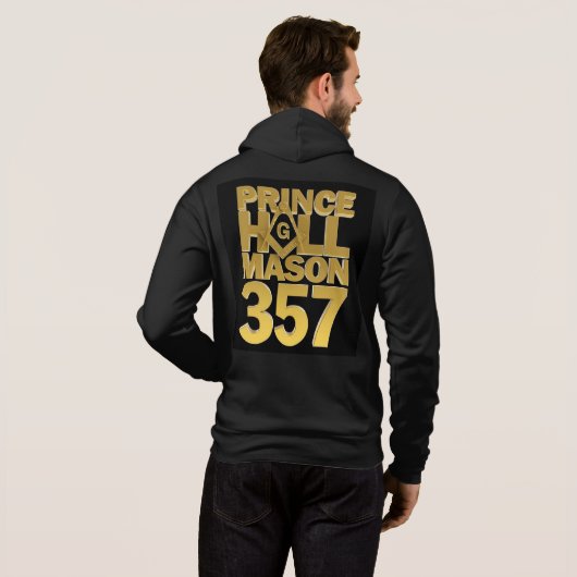 Prince Hall Mason Hoodie (Achterkant volledig)