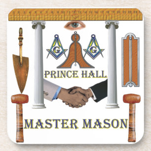 Prince Hall Master Mason Drankjes Onderzetter