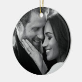 Prince Harry en Meghan Markle Keramisch Ornament (Links)