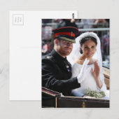 Prince Harry en Meghan Markle Royal Wedding Briefkaart (Voorkant / Achterkant)