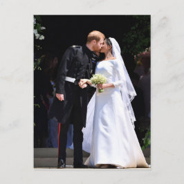 Prince Harry en Meghan Markle Royal Wedding Briefkaart