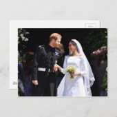 Prince Harry en Meghan Markle Royal Wedding Briefkaart (Voorkant / Achterkant)