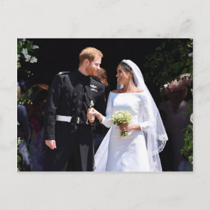 Prince Harry en Meghan Markle Royal Wedding Briefkaart