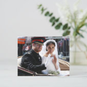 Prince Harry en Meghan Markle Royal Wedding Briefkaart (Staand voorkant)