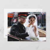 Prince Harry en Meghan Markle Royal Wedding Briefkaart (Voorkant / Achterkant)