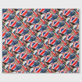 Prince Harry en Meghan Markle Royal Wedding Cadeaupapier (Vlak)