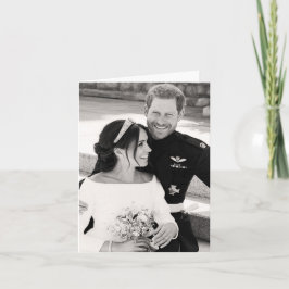 Prince Harry en Meghan Markle Royal Wedding Kaart