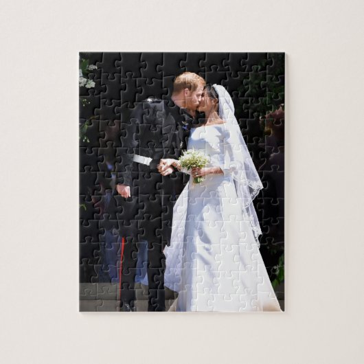 Prince Harry en Meghan Markle Royal Wedding Legpuzzel (Verticaal)
