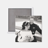 Prince Harry en Meghan Markle Royal Wedding Magneet (Voorkant / Achterkant)