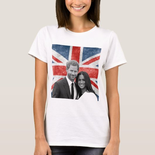 Prince Harry en Meghan Markle T-shirt (Voorkant)