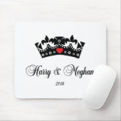 Prince Harry en Meghan Royal Wedding 2018 Heart Muismat (Met muis)