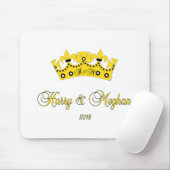 Prince Harry en Meghan Royal Wedding 2018 Heart Muismat (Met muis)