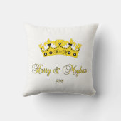 Prince Harry en Meghan Royal Wedding 2018 Kussen (Achterkant)