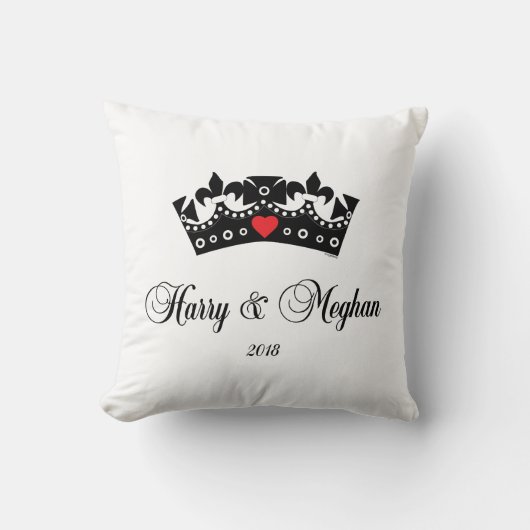 Prince Harry en Meghan Royal Wedding 2018 Kussen (Voorkant)
