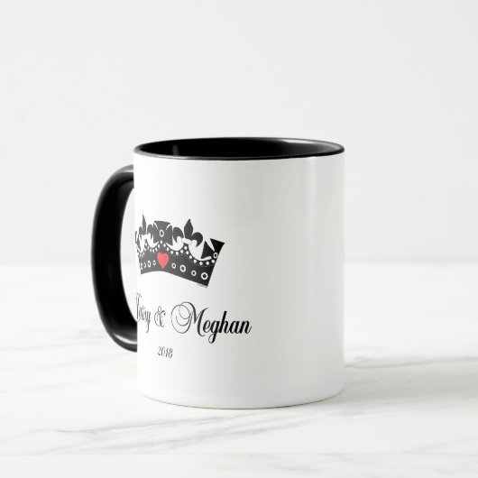 Prince Harry en Meghan Royal Wedding 2018 Mok (Voorkant links)