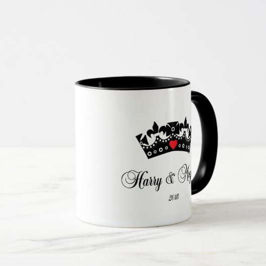Prince Harry en Meghan Royal Wedding 2018 Mok (Voorkant rechts)
