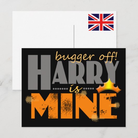 Prince Harry is Mine Briefkaart (Voorkant / Achterkant)