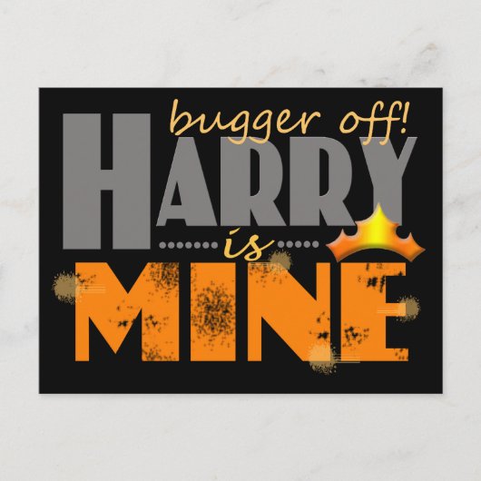 Prince Harry is Mine Briefkaart (Voorkant)