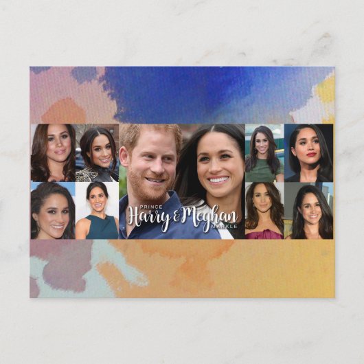 Prince Harry & Meghan Markle Briefkaart (Voorkant)