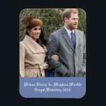 Prince Harry & Meghan Markle Royal Wedding 2018 Magneet<br><div class="desc">Prince Harry & Meghan Markle Royal Wedding 2018 afbeelding bron: https://en.wikipedia.org/wiki/Prince_Harry#/media/File:Prince_Harry_and_Meghan_Markle.jpg</div>