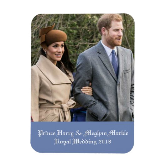 Prince Harry & Meghan Markle Royal Wedding 2018 Magneet (Verticaal)
