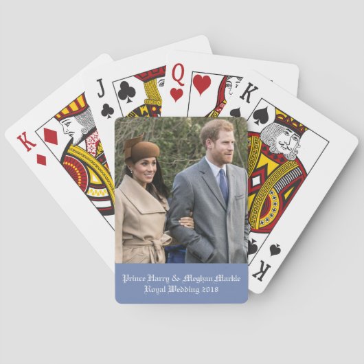 Prince Harry & Meghan Markle Royal Wedding 2018 Speelkaarten (Achterkant)