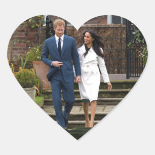 Prince Harry Meghan Markle Royal Wedding Hart Sticker