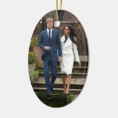 Prince Harry Meghan Markle Royal Wedding Keramisch Ornament (Links)