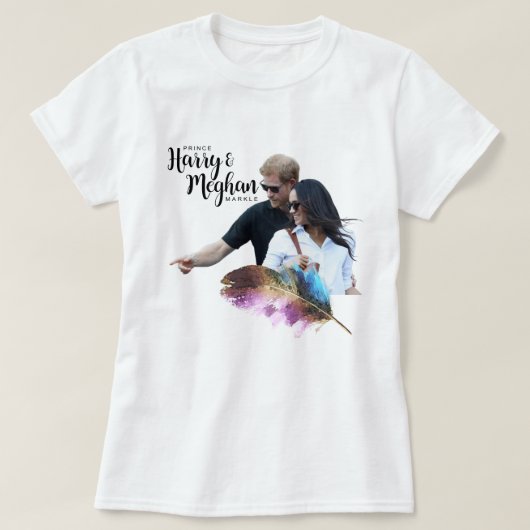 Prince Harry & Meghan Markle T-shirt (Design voorkant)