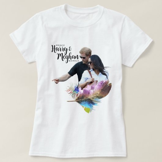 Prince Harry & Meghan Markle T-shirt (Design voorkant)
