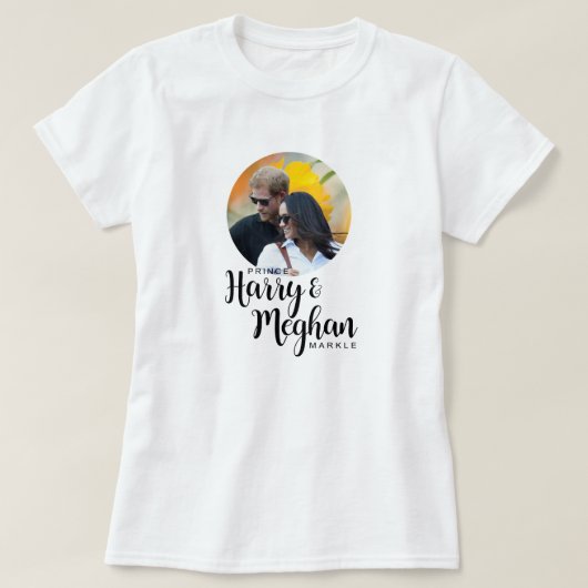 Prince Harry & Meghan Markle T-shirt (Design voorkant)