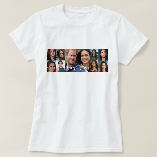 Prince Harry & Meghan Markle T-shirt (Design voorkant)