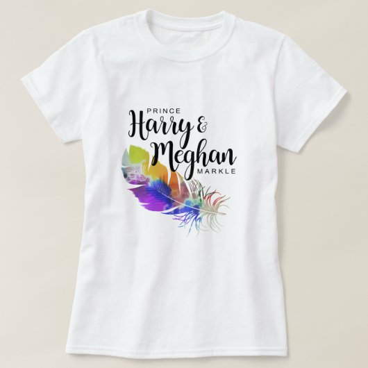 Prince Harry & Meghan Markle T-shirt (Design voorkant)