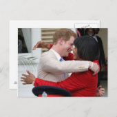 Prince Harry & PM Portia Simpson Miller Briefkaart (Voorkant / Achterkant)
