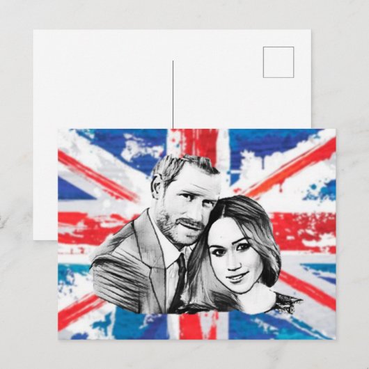 Prince Harry verloving Aankondigingskaart (Voorkant / Achterkant)
