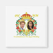PRINCE HARRY WEDDING CREST MAGNEET (Voorkant)